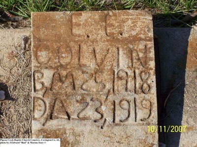 Colvin, E E, Pigeon Creek Baptist Cem, Covington Co, AL.jpg