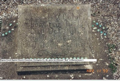 Colvin, Lewis I V, Pigeon Creek Cem, Covington Co, AL.jpg