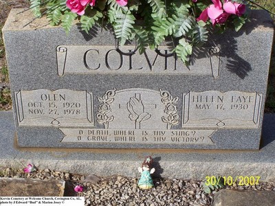 Colvin, Olen & Hellen Faye, Kervin Cem, Covington Co, AL.jpg