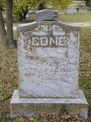 Cone, James Adam, Oak Hill Cem, Milam Co, TX.jpg