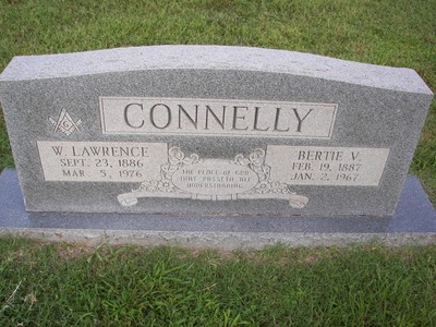 Connelly, Wm Lawrence & Bertie V Choate, Cypress Cem, Franklin Co, TX.jpg