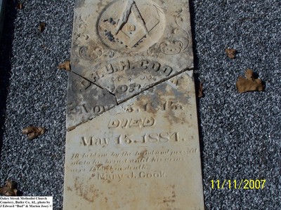 Cook, Dr Uriah Hicks, Oakey Streek Methodist Church Cem, Butler Co, AL.jpg