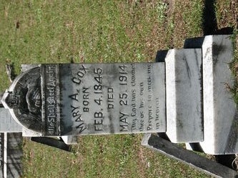 Cox, Mary Ann Dortch, Bethel UMC Cem, Columbia Co, FL.jpg