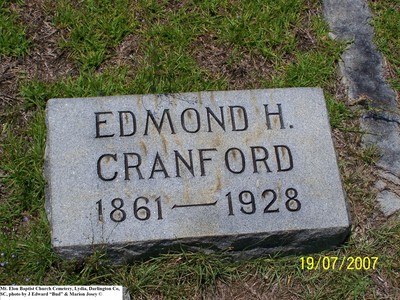 Cranford, Edmond H, Mt. Elam Baptist Cem, Lydia, Darlington Co, SC.jpg