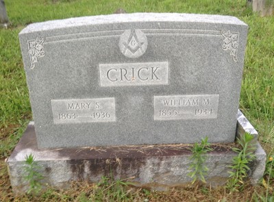 Crick, Wm M & Mary Hardiman, Oglesby Cemetery, Hopkins Co, KY.jpg