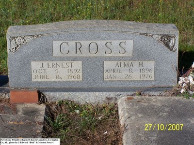Cross, Ernest & Alma H, New Home Primitive Baptist Cem, Covington Co, AL.jpg