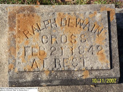 Cross, Ralph Dewain, Pigeon Creek Baptist Cem, Covington Co, AL.jpg
