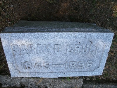 Crull, Sarah Debra Luther, East Cem, Wayne Cem IN.jpg