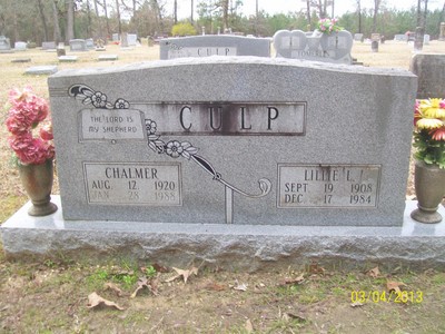 Culp, Robert Chalmer & Lillie L, Judson Cem, Ashley Co, AR.jpg