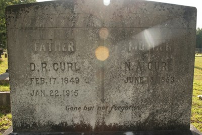 Curl, Daniel Robert & Nancy Alice Rowell, Ebenezer Cemetery, Emanuel Co, GA.jpg