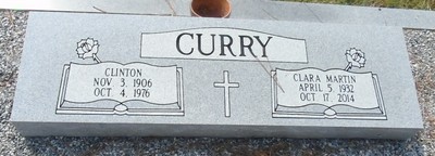 Curry, Clinton & Clara Lou Morgan Martin, Harmony Baptist Cem, Covington Co, AL.jpg