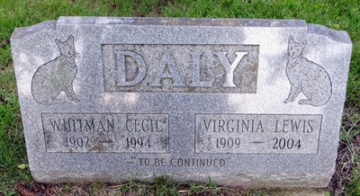 Daly, Wm Cecil & Virginia Elizabeth Lewis, Lakeview Cem, Livingston Co, MI.jpg