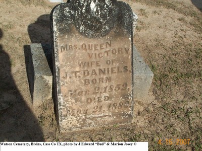 Daniel, Queen Victoria, Watson Cem, Cass Co, TX.jpg