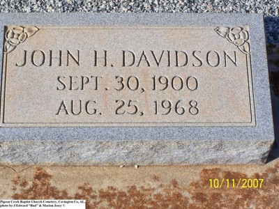 Davidson, John H, Pigeon Creek Baptist Cem, Covington Co, AL.jpg