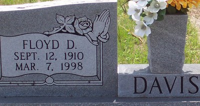 Davis, Floyd D, Clopton Cemetery, Escambia Co, FL.jpg