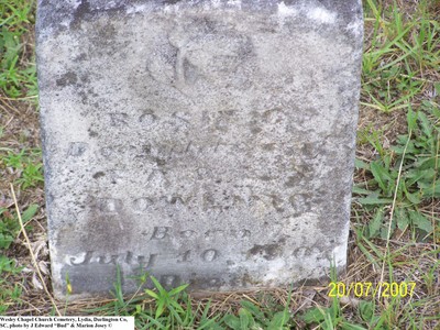 Dowling, Rosie C, Wesley Chapel Church Cem, Darlington Co, SC.jpg