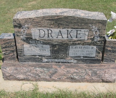 Drake, Raymond R & Irene Wilcox, Fairview Cem, Caddo Co, OK.jpg