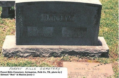 Drew, Hattie Margaret Josey, Forest Hills Cem, Polk Co, TX.jpg