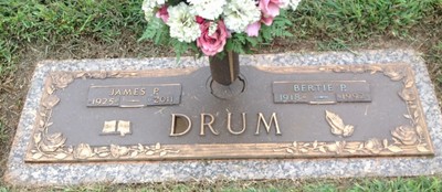 Drum, James P & Bertie Lee Painter, Forest Lawn Cem, Lincoln Co, NC.jpg