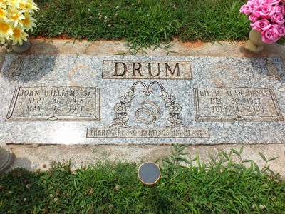 Drum, John Wm & Billie Hoyle, Eastview Cem, Catawba Co, NC.jpg