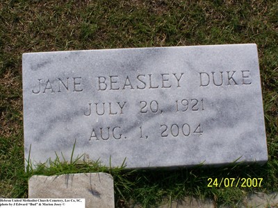Duke, Jane Beasley, Hebron United Methodist Cem, Lee Co, SC.jpg