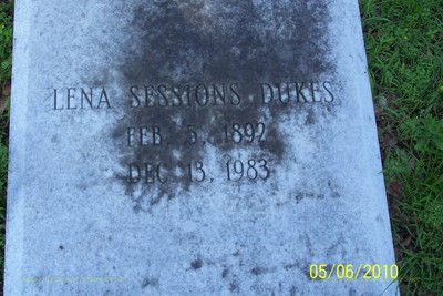Dukes, Lena Sessions, Bartow City Cemetery, Jefferson Co, GA.JPG