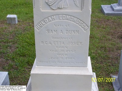 Dunn, Hulda Edmondson,  Trinity Cem, Halifax Co, NC.jpg