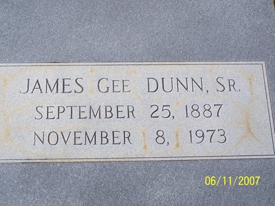 Dunn, James Gee Sr, Opp City Cemetery, Covington Co, AL.jpg