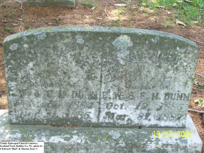 Dunn, Mariam Elizabeth & Annie Irene, Trinity Cem, Halifax Co, NC.jpg