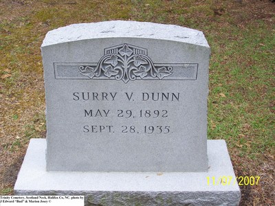 Dunn, Surry V, Trinity Cem, Halifax Co, NC.jpg