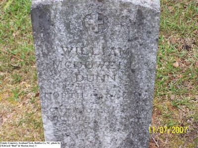 Dunn, William McDowell, Trinity Cem, Halifax Co, NC.jpg