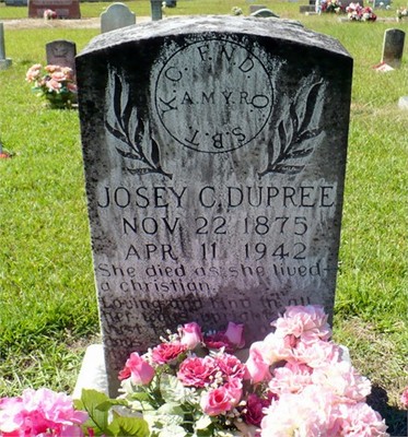 Dupree, Josey Caroline Cole, Clear Springs Cem, Red River Parish, LA.jpg