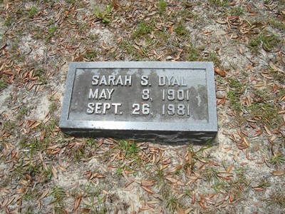 Dyal, Sarah A Stroud, Oak Grove Cem, Camden Co, GA.jpg