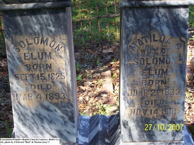Ealum, Solomon & Matilda C, Consolation Baptist Cem, Butler Co, AL.jpg
