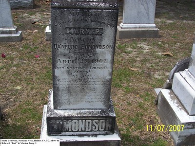 Edmondson, Mary Powell, Trinity Cem, Scotland Neck, Halifax Co, NC.jpg