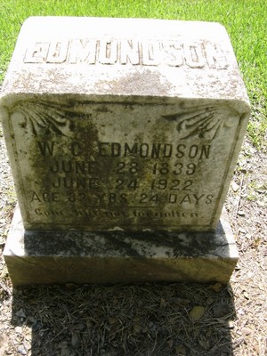 Edmondson, William Caleb, Fletchers Cemetery, Yazoo Co, MS.jpg