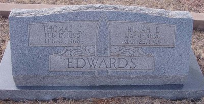 Edwards, Thomas Jefferson & Beulah Elizabeth McIntosh, Eula Cem, Callahan Co, TX.jpg