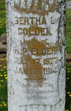 Elder, Bertha L Golden, Greenwood Cem, Harrison Co, TX.jpg