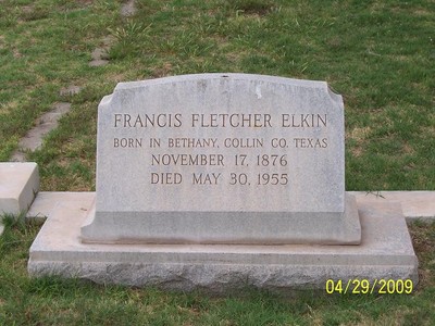 Elkin, Frances Franklin, Fairview Cemetery, Midland Co, TX.jpg