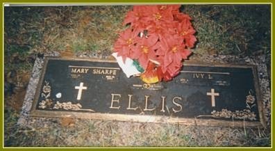 Ellis, Ivy Lee & Mary Elizabeth Sharpe, Iredell Memorial Cem, Iredell Co, NC.jpg