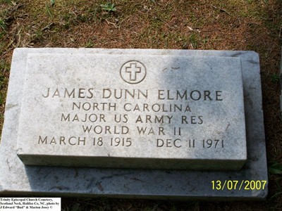 Elmore, James Dunn War,  Trinity Cem, Halifax Co, NC.jpg