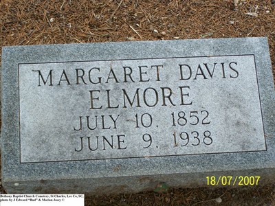 Elmore, Margaret Davis, Bethany Baptist Cem, Lee Co, SC.jpg