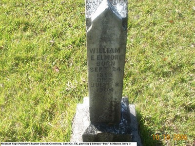 Elmore, William E, Pleasant Hope Cem, Cass Co, TX.jpg