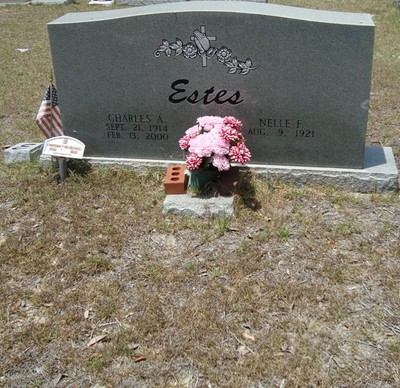 Estes, Charles Alexander & Eva Nelle Flanders, Oak Grove Cem, Camden Co, GA.jpg