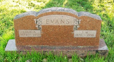Evans, Sylvester Mayford & Lillie Alice Pearce, Pecan Grove Cem, Collin Co, TX.jpg