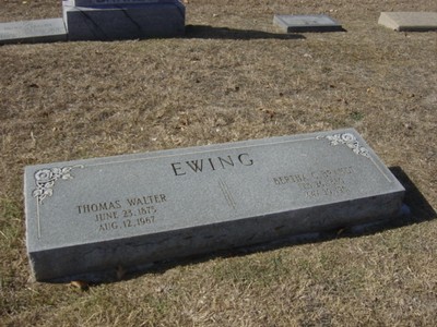 Ewing, Thomas Walter & Bertha C Brandt, Prairie Lea Cem, Washington Co, TX.jpg