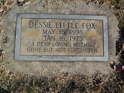 Fox, Dessie Ola Little, Oakwood Cem, Iredell Co, NC.jpg