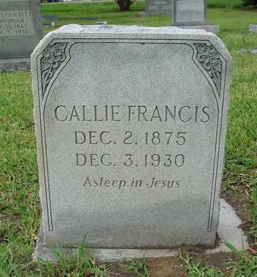 Francis, Callie Ann Batten, Cedar Crest Cem, Harris Co, TX.jpg