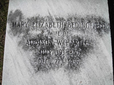 Hartley, Mary E Bedingfield, Mount Moriah Cemetery, Washington Co, GA.jpg