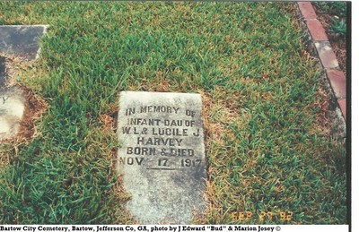Harvey, Infant, Bartow City Cem, Jefferson Co, GA.jpg